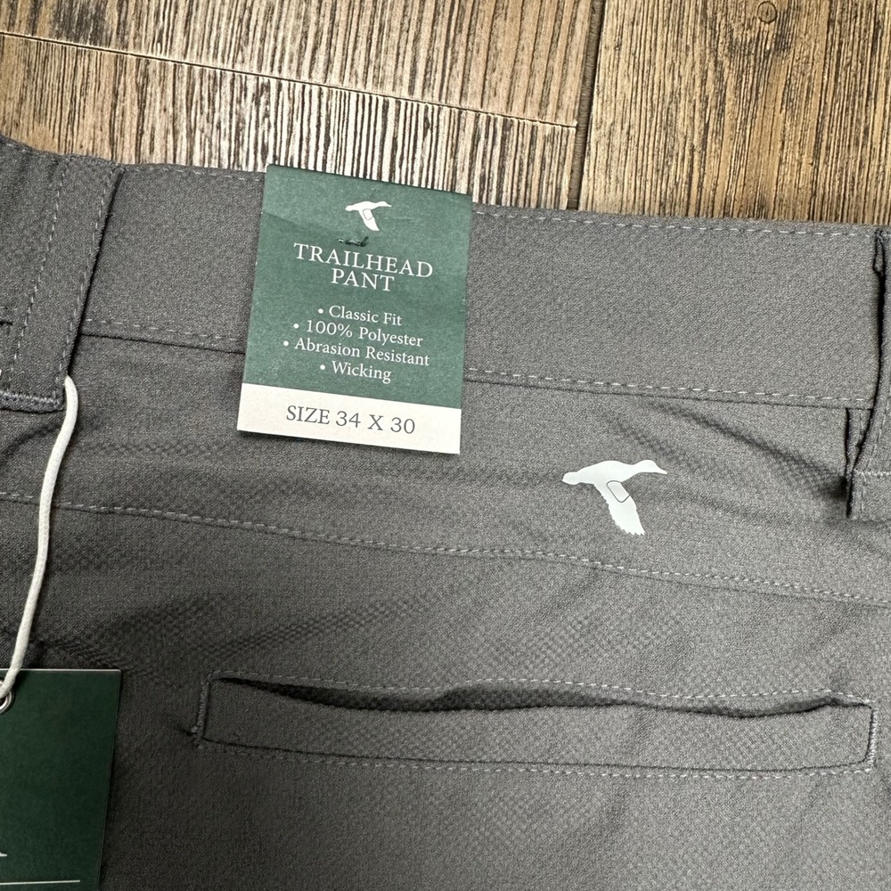 GenTeal Trailhead Pant Mens 34x30 Gray Classic Fit Wicking Trail Hiking NEW - Picture 6 of 11